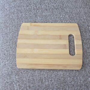 One Bamboo Cutting Board with Handle Looks New